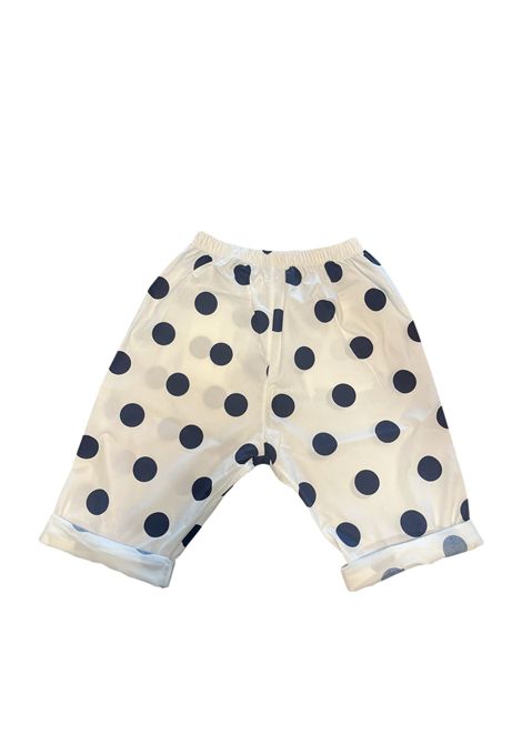 Pantaloni a pois CUCU' LAB | MANUELEPOPELINE POIS BLU